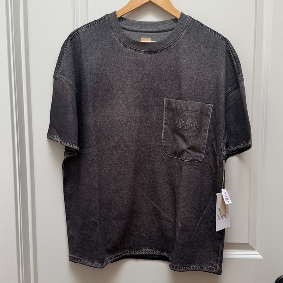 Gap × BÉIS Knit Denim Pocket T-Shirt Size S/M - Picture 4 of 13